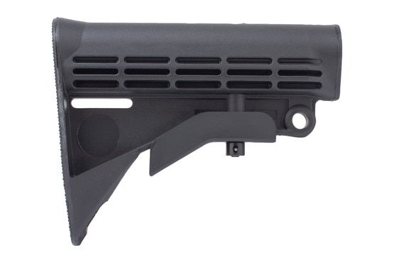 This Bowden Tactical buttstock is a quality essential for you to have. It is functional and sleek so it will look and perform perfectly with your AR.